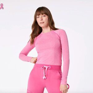 Figs Pink Underscrub Shirt Size XS